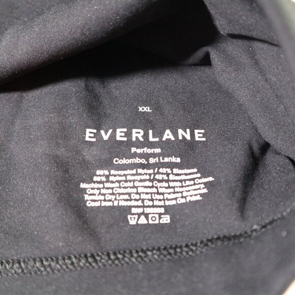 NEW Everlane Perform Sport Bra Pull on Stretch Tank top in  Black XXL - Picture 6 of 9